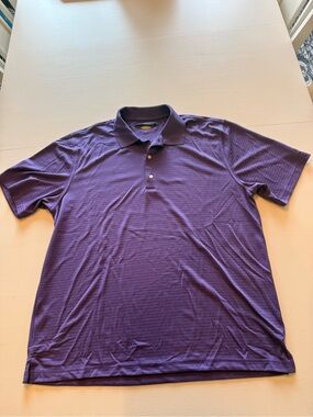 Greg Norman Collection Purple Men's Polo